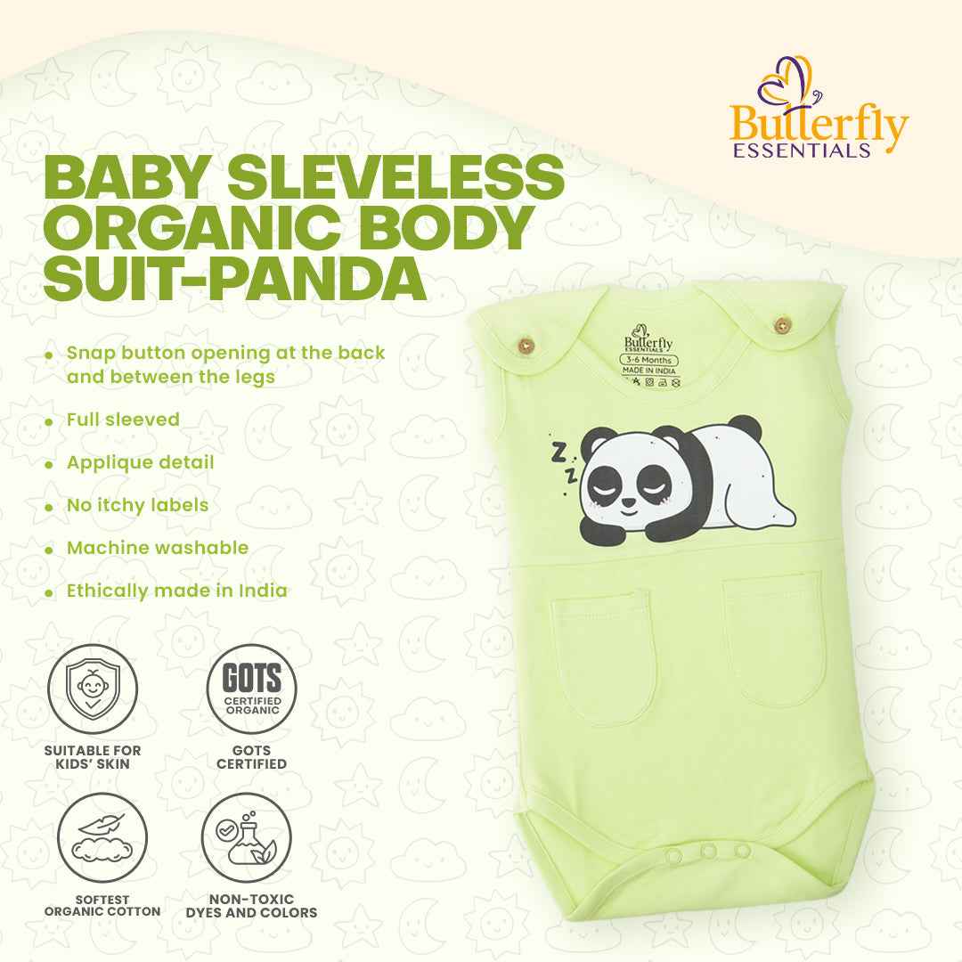 Baby Sleveless Organic Body Suit